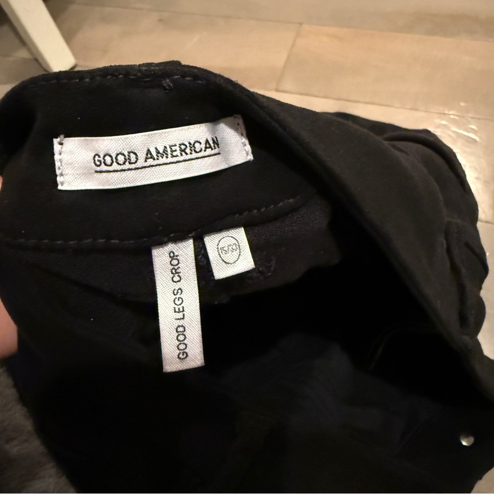 Good American Black Suede Pants - Picture 7 of 7
